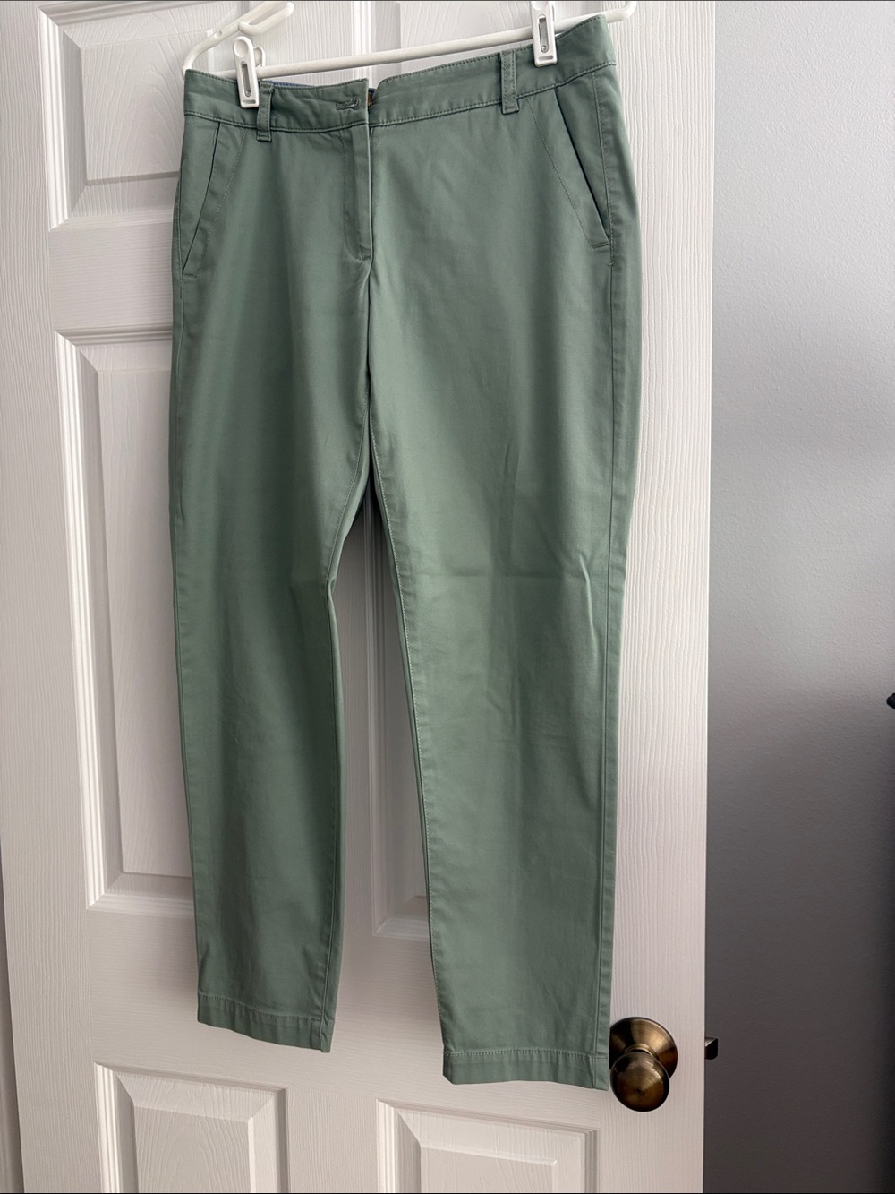 Talbots Sage Green Cropped Ankle Pants